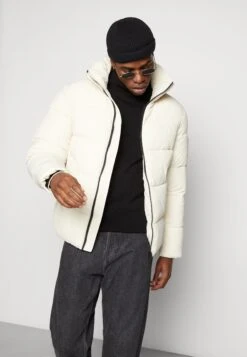 Calvin Klein Puffer Jacket - Winter Jacket - Stony Beige -Modern Classic Shoes Store ef7b0a4c24a34b7db238c65dbd3ca092