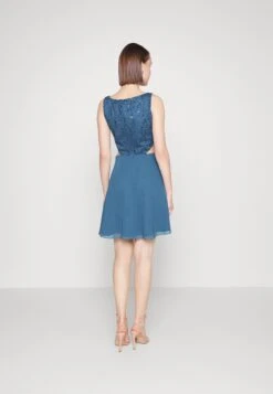 SWING Cocktail Dress- Cocktail Dress / Party Dress - Faded Blue -Modern Classic Shoes Store ef7fcc908e0b4af585733c9f3c9d1888