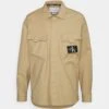 Calvin Klein Jeans Utility Cargo Overshirt - Light Jacket - Travertine