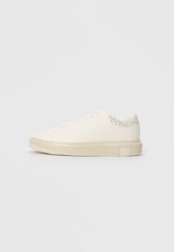 Armani Exchange VENICE - Trainers - Off White/black