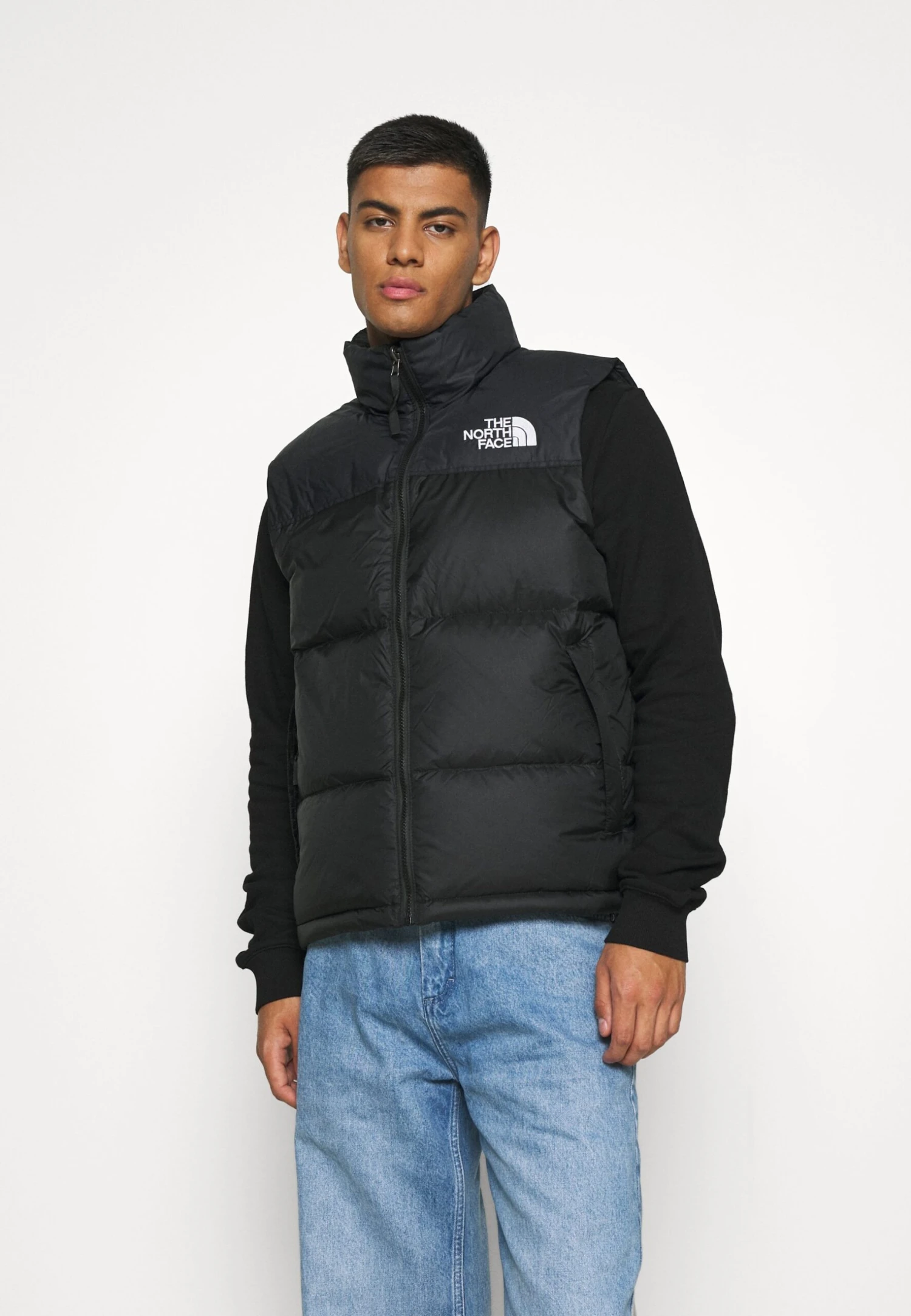 The North Face Retro Nuptse Vest Unisex - Waistcoat - Black 1 The North Face Retro Nuptse Vest Unisex - Waistcoat - Black