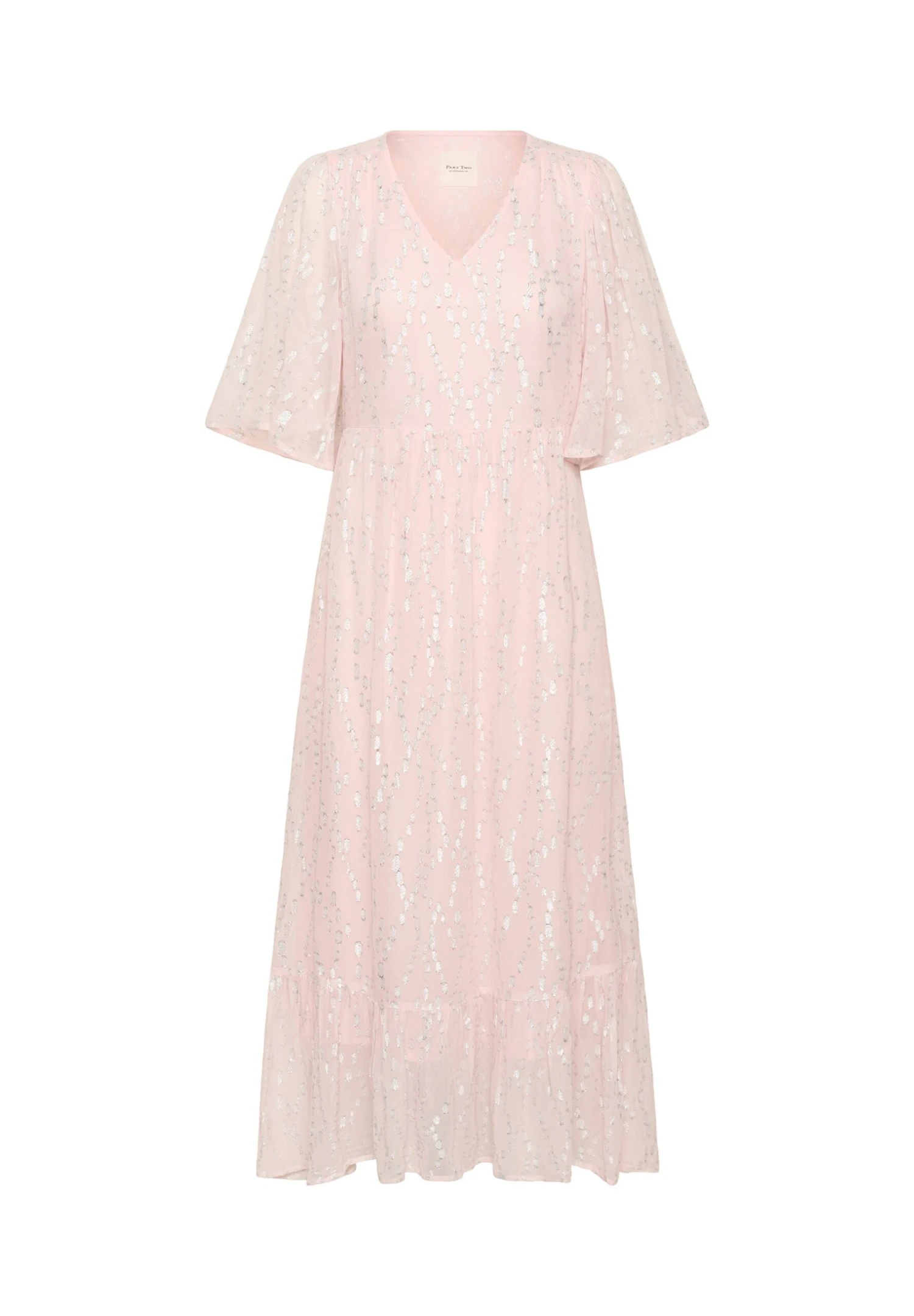 Part Two TERJA - Maxi Dress - Lotus Silver Metallic 5 Part Two TERJA - Maxi Dress - Lotus Silver Metallic - Image 5