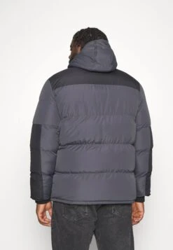 Panelled Contrast Puffer - Winter Jacket - Charcoal -Modern Classic Shoes Store f23a2417ff924a85a5c2bd6dfddd6edf