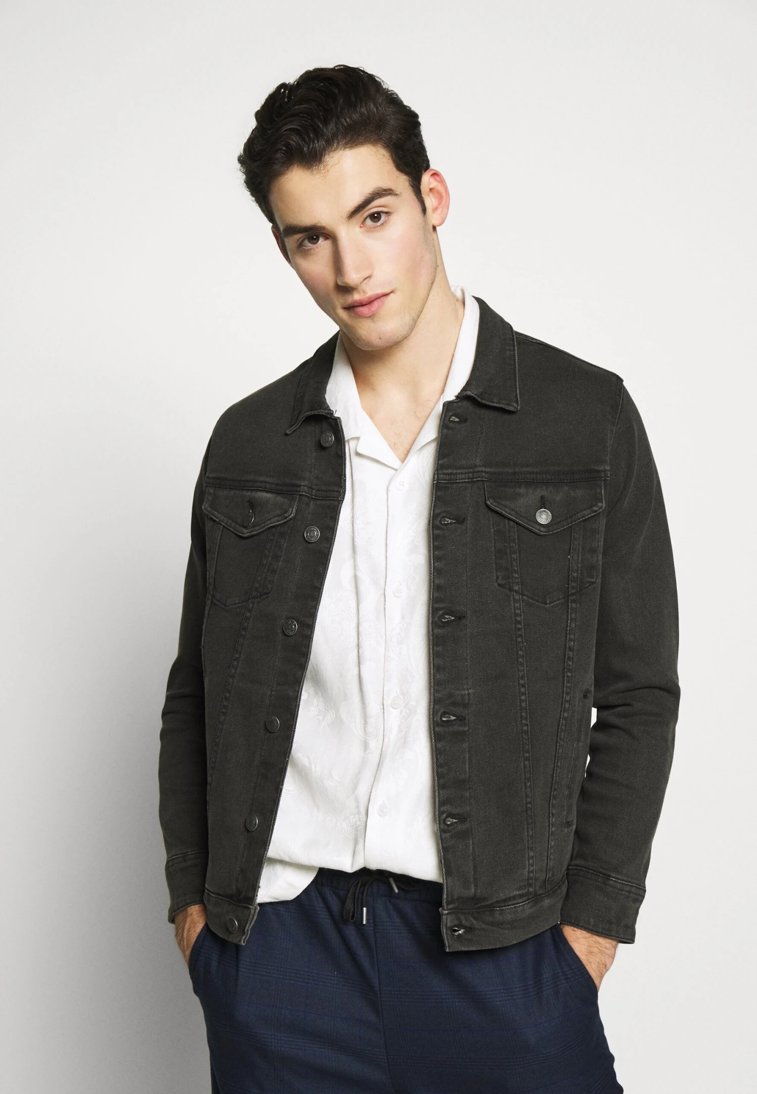 Denim Project Kash Jacket - Denim Jacket - Grey 1 Denim Project Kash Jacket - Denim Jacket - Grey