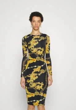 Jersey Dress - Black/Gold