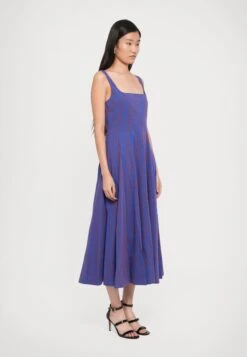 Staud WELLS DRESS - Day Dress - Lilac -Modern Classic Shoes Store f2e2fb82a72c4505b3fb79ab811c444c