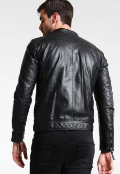SERGE PARIENTE Tonic - Leather Jacket - Black -Modern Classic Shoes Store f2ebbad0c0dc406fa5ec82e876076591