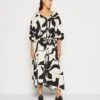 Monki Shirt Dress - Black/White