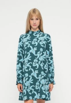 Vero Moda VMGINAS BETINE SHORT DRESS - Day Dress - Mediterranea