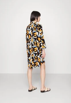 Monki Shirt Dress - Blue/Orange -Modern Classic Shoes Store f4ea7c047f00423d9752a7c7fbdd03a0