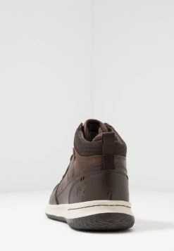 Skechers Delson - High-Top Trainers - Chocolate -Modern Classic Shoes Store f5e6ed2d72bf4ae182be498bcce9b81a
