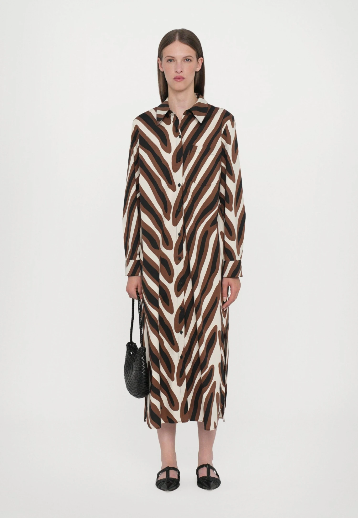 DIANE VON FURSTENBERG KARRINGTON DRESS - Shirt Dress - Brown 2 DIANE VON FURSTENBERG KARRINGTON DRESS - Shirt Dress - Brown - Image 2