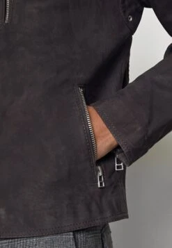 Goosecraft Galion Biker - Leather Jacket - Pure Chocolat -Modern Classic Shoes Store f7b5e0dea62e4a9787c08faa2a9214b9