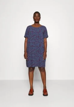 ONLY CARMAKOMA Carnova Bech Life Tunic Dress - Day Dress - Vintage Indigo