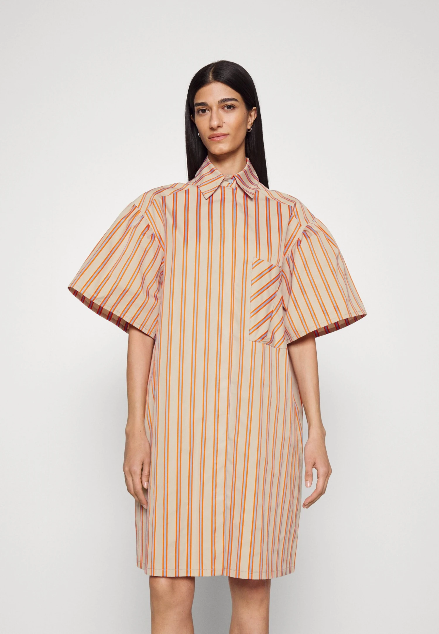 Kerin - Shirt Dress - Beige Orangina 1 Kerin - Shirt Dress - Beige Orangina