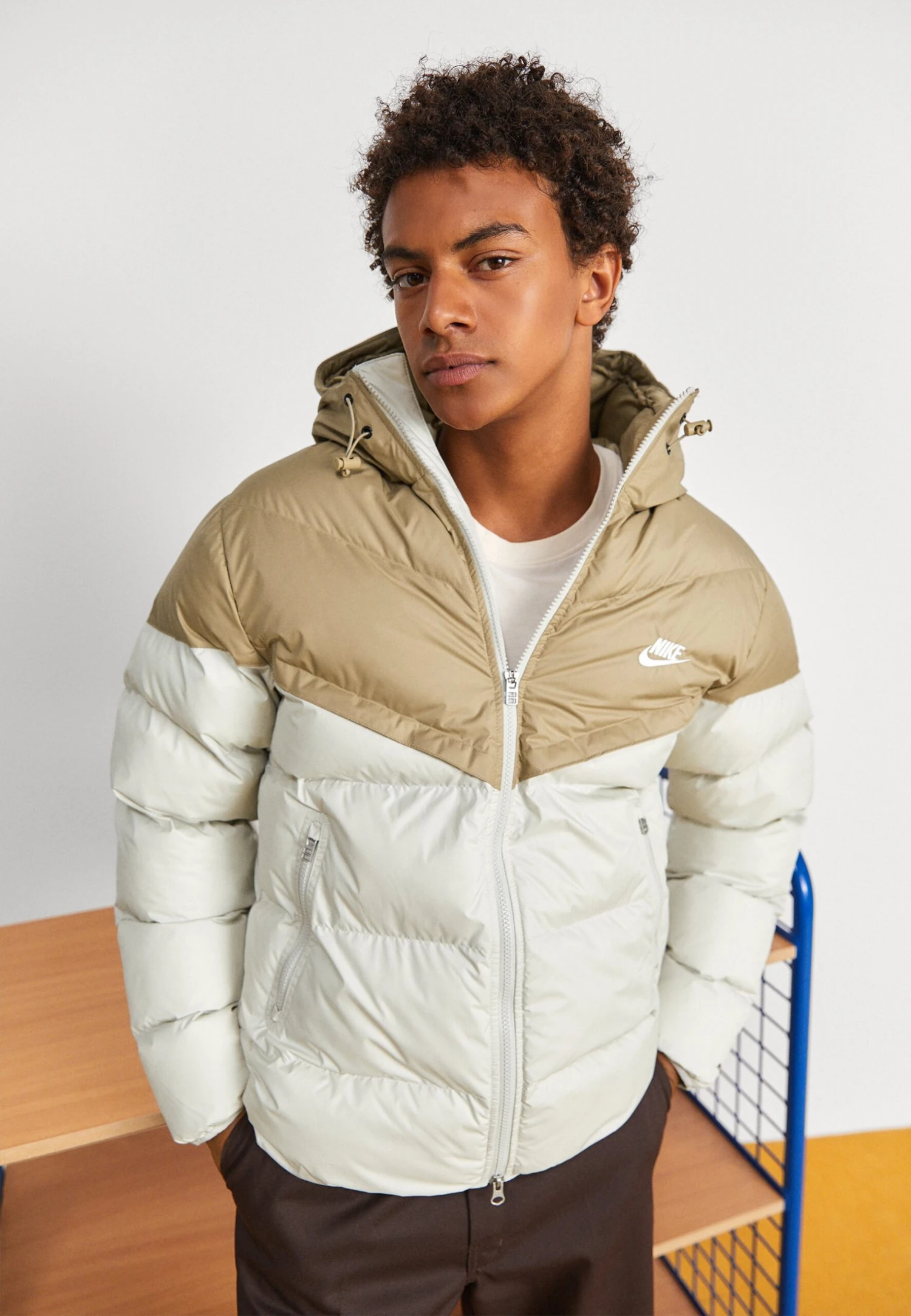 Nike Sportswear Winter Jacket - Khaki/Light Bone/Sail 1 Nike Sportswear Winter Jacket - Khaki/Light Bone/Sail
