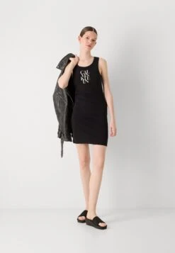 Calvin Klein Jeans TANK DRESS - Jersey Dress - Black 13 Calvin Klein Jeans TANK DRESS - Jersey Dress - Black -Modern Classic Shoes Store f944d611211a419da4e2382c90823446