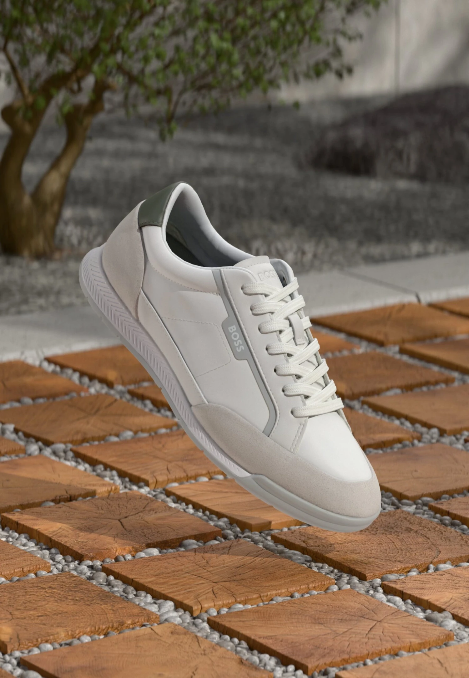 Boss NITAN - Trainers - Open White 1 Boss NITAN - Trainers - Open White