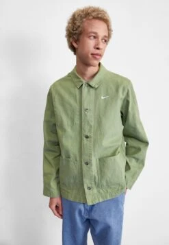 Nike Sportswear Chore Coat - Summer Jacket - Oil Green/White