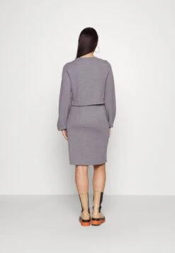 Dress Nursing Long Sleeve - Day Dress - Medium Grey -Modern Classic Shoes Store fa2f22dd7b85488e912a69bee8dd5f27