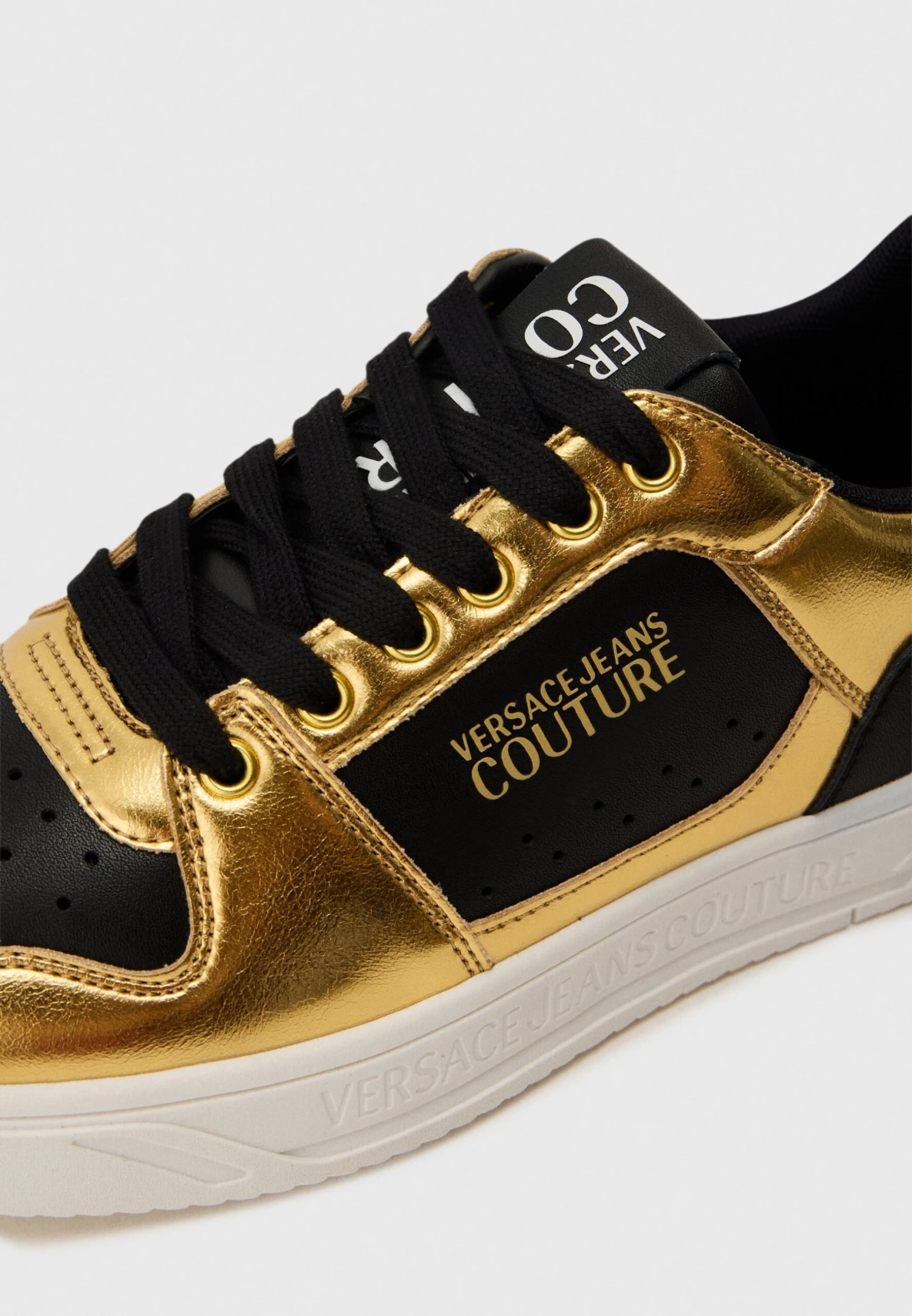 Versace Jeans Couture FONDO STARLIGHT - Trainers - Black/gold-coloured 6 Versace Jeans Couture FONDO STARLIGHT - Trainers - Black/gold-coloured - Image 6