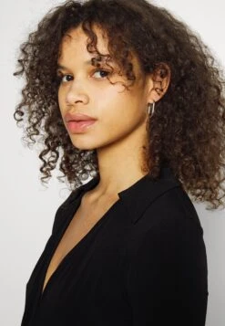 Center Front Knot Low Midi Dress - Day Dress - Black -Modern Classic Shoes Store fbf96bda43504365b9c46d77c1a4e5ab