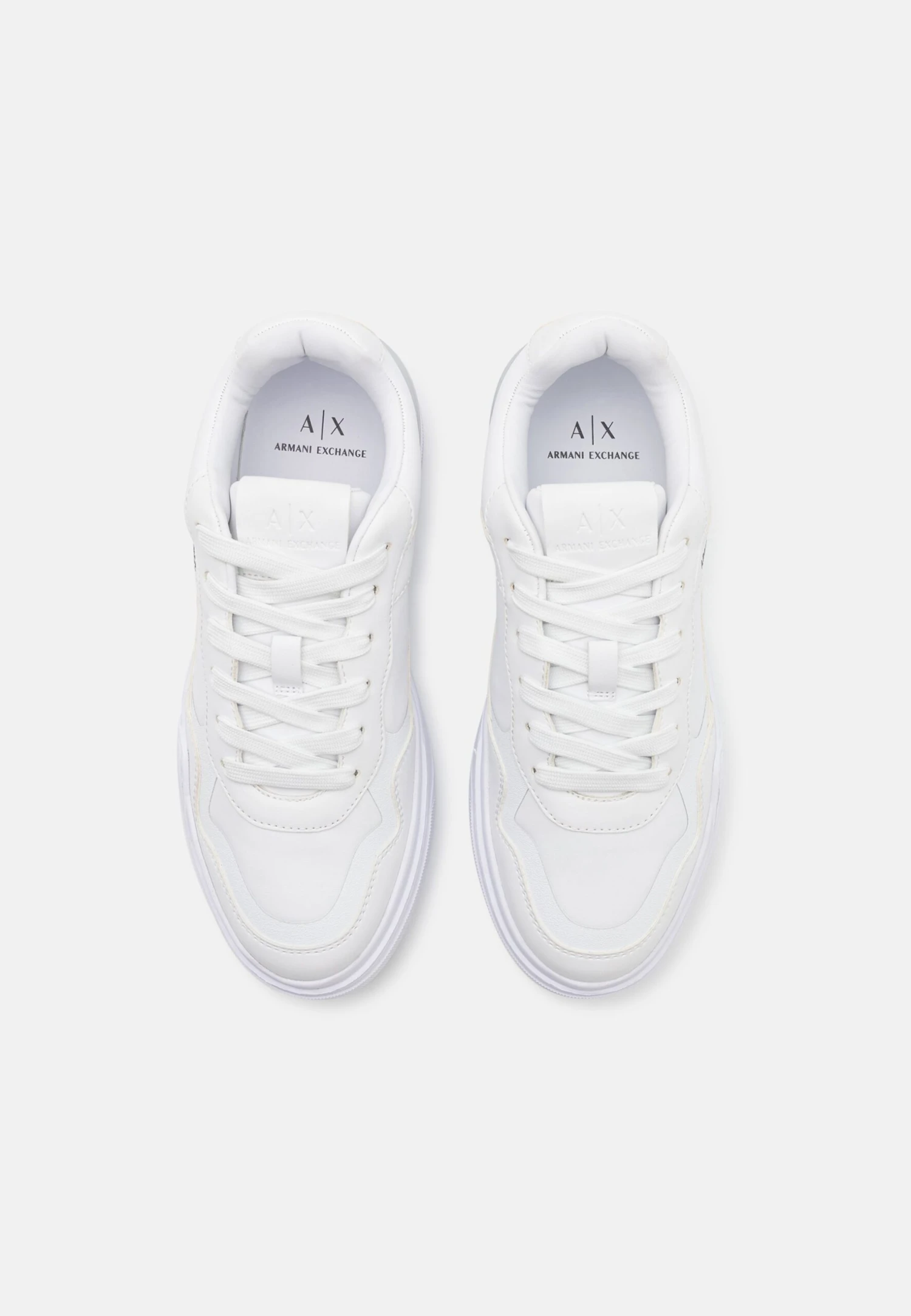 Armani Exchange FLICK - Trainers - Optical White 4 Armani Exchange FLICK - Trainers - Optical White - Image 4