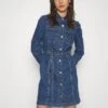 Puff Dress Med Osceola - Denim Dress - Medium Wash