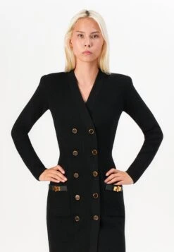 Elisabetta Franchi DRESS - Jumper Dress - Nero -Modern Classic Shoes Store fdefdfb7ea7a43a59cf44a4650e2f3ce
