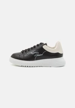 Emporio Armani Trainers - Black/Off White