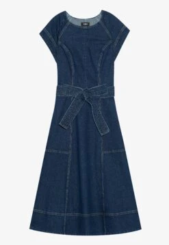 Denim Dress - Dark Blue -Modern Classic Shoes Store fe91a42e32f74ebf8b9ad0b1aa7a22d7