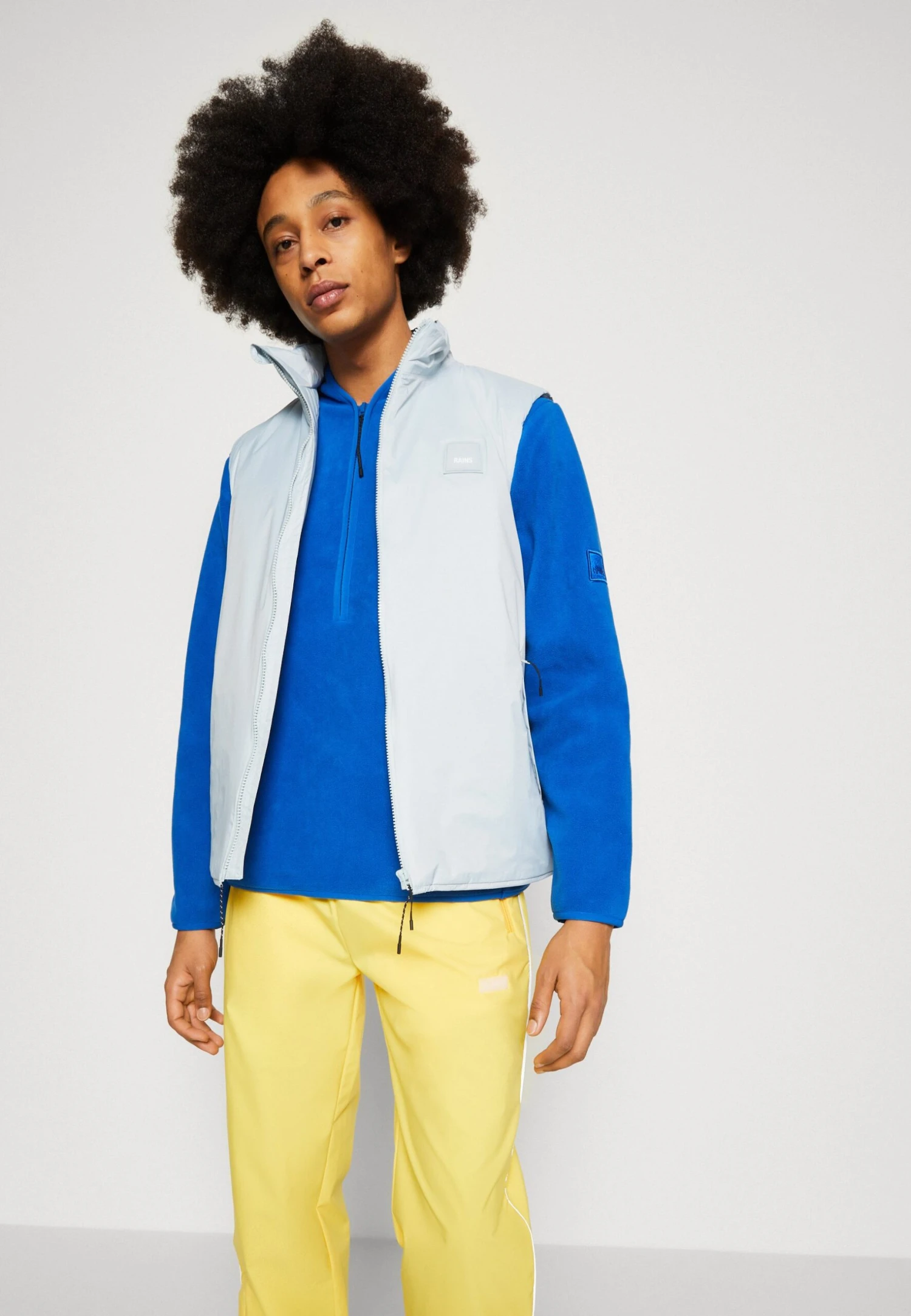 Rains Fuse Vest Unisex - Waistcoat - Sky 4 Rains Fuse Vest Unisex - Waistcoat - Sky - Image 4