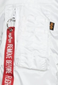 Alpha Industries Bomber Jacket - White/Black -Modern Classic Shoes Store ff30c22e82fe41f5aa423051e4ece9f5