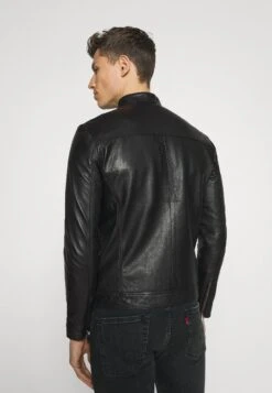 Selected Homme Slhiconic Classic - Leather Jacket - Black -Modern Classic Shoes Store ff89240377984c128ce06385253acd88